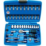 Trusa 46 piese chei 1/4" + varfuri