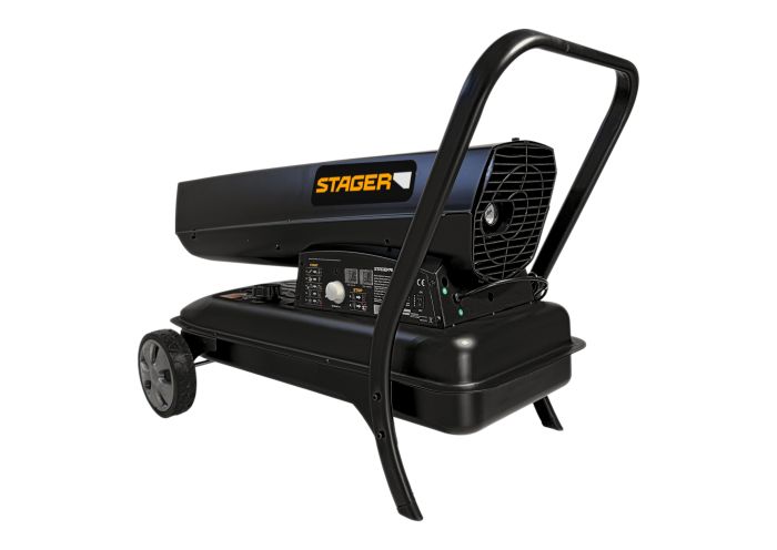 220K Stager PLUS-K220 Tun de aer cald, ardere directa, 63kW, 230V, motorina, 1300mc - imagine 1
