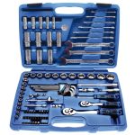 Trusa 92 piese 1/4" + 3/8", în ţoli