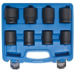 Chei de impact 22 - 38 mm, 3/4", 8 piese