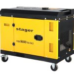 Generator insonorizat Stager YDE8600TA-TA3 V2 , 7.5kVA, 3000rpm, dual, diesel, pornire electrica