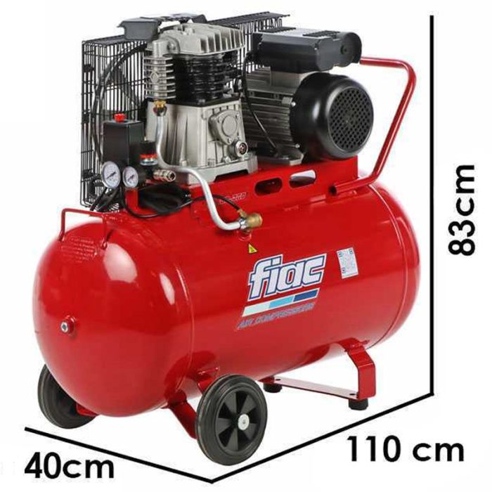 Compresor trifazat profesional, 100l, 350l/min, FIAC AB100/360TC - imagine 7