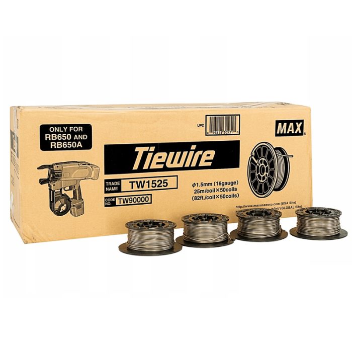 Rola de sarma, tip TW1525, de 1,5mm pentru masina de leagt fier beton MAX RB655 - imagine 2