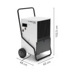 Dezumidificator mobil, 88l/24h, Trotec, tip TTK650S - imagine 3