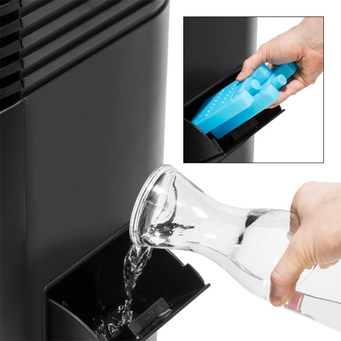 Racitor de aer portabil, umidificator Aircooler, Trotec, tip PAE50, negru, 145 W, 750m³/h, 4 viteze - imagine 16