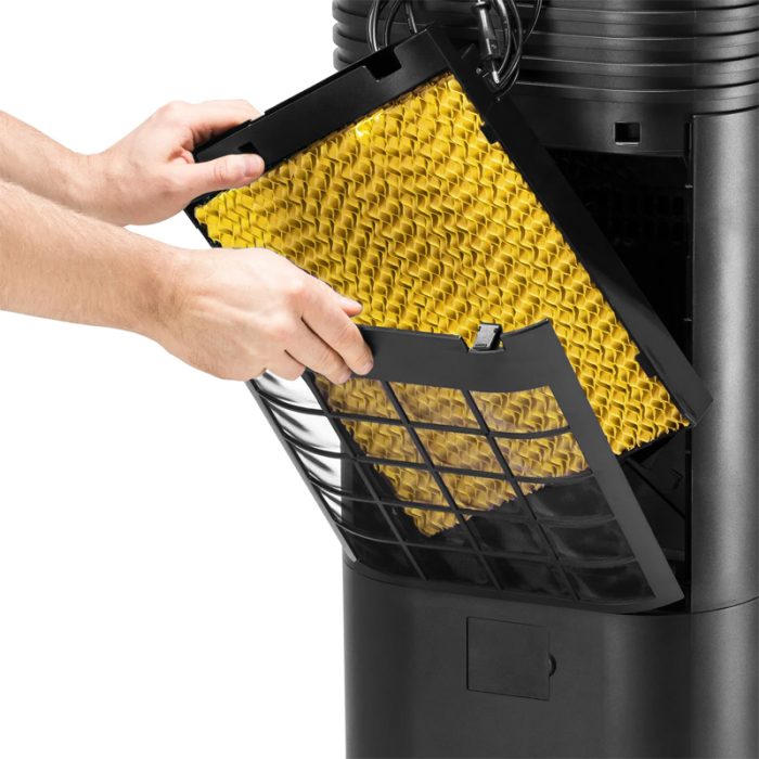 Racitor de aer portabil, umidificator Aircooler, Trotec, tip PAE50, negru, 145 W, 750m³/h, 4 viteze - imagine 10