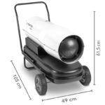 Incalzitor cu motorina cu ardere directa, 60kW TROTEC tip IDE60D - imagine 4