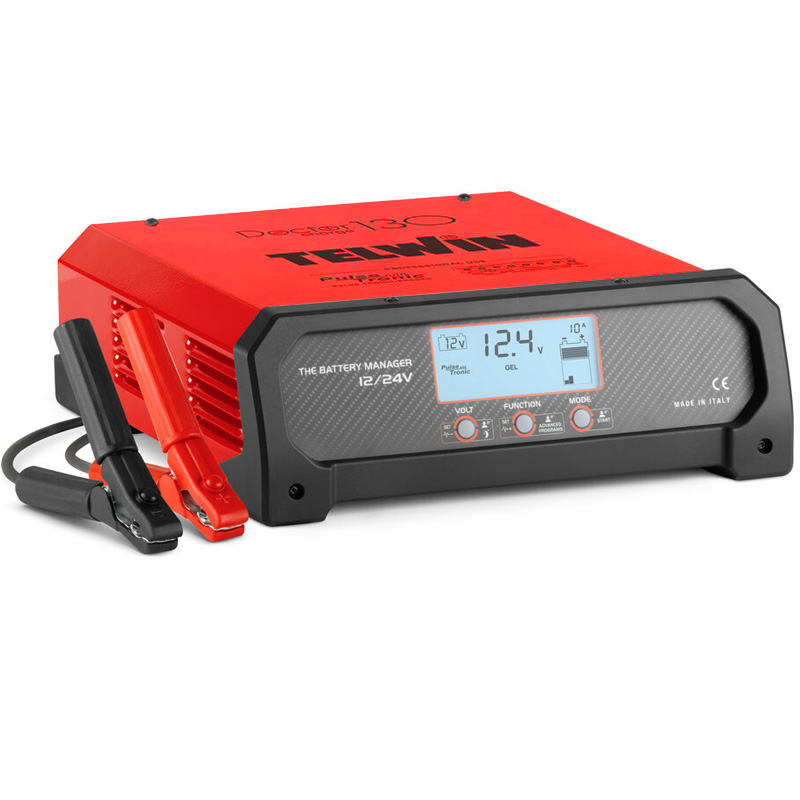 130 DOCTOR CHARGE 130 - INCARCATOR BATERII Telwin 12-24V, 220V - imagine 1