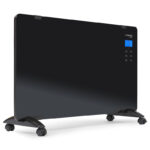 Convector electric din sticla Trotec Design TCH 2011E, 2000W, negru