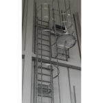 Scara KRAUSE de acces / evacuare / incendiu, otel zincat, 16,80 m - imagine 5