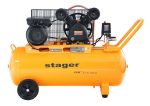 Stager Air 32C100 compresor aer, 100L, 10bar, 324L/min, monofazat, angrenare curea - imagine 3