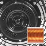 Ventilator de podea negru, Trotec, 9178m³/h, 124W, 3 trepte, tip TVM24D - imagine 4